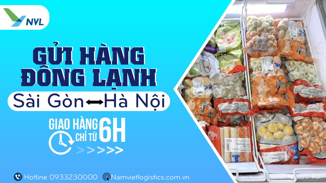 Gửi hàng đông lạnh từ Sài Gòn đến Hà Nội - Nam Việt Logistics